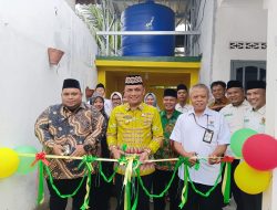 BAZNAS Bantu Sumur Bor TPQ Baitul Qur’an Metro