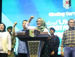 Ela Dan Wagub Dampingi Anggota DPR RI Saat HUT Lamtim Ke 27 Pada Penutupan festival UMKM 