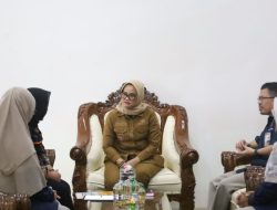 BPS Lamtim Sensus Perdana Dirumah Dinas Bupati